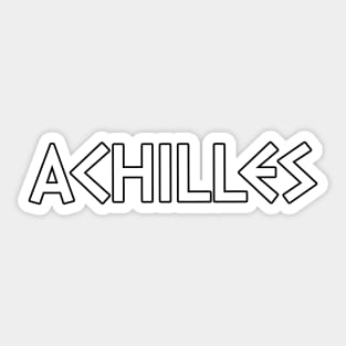 Achilles Sticker